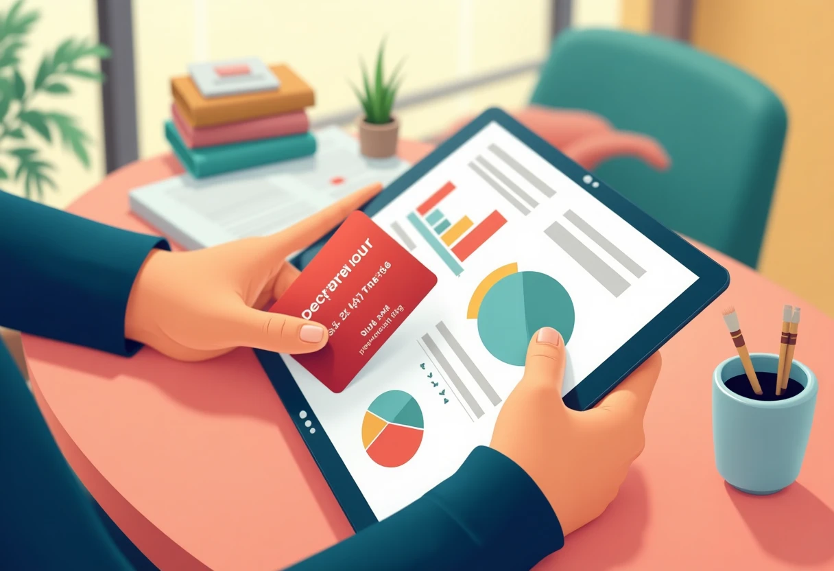 Comparando opciones de tarjetas de crédito