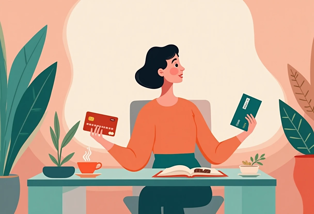Comparando opciones de tarjetas de crédito